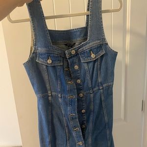 AE denim button up dress